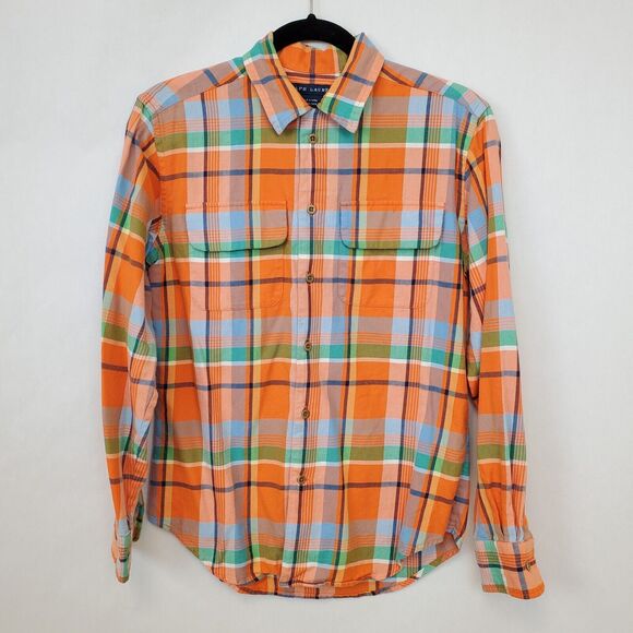 Ralph Lauren Womens Shirt Size 4 Button Front Long Sleeve Plaid Multicolor - Picture 1 of 8